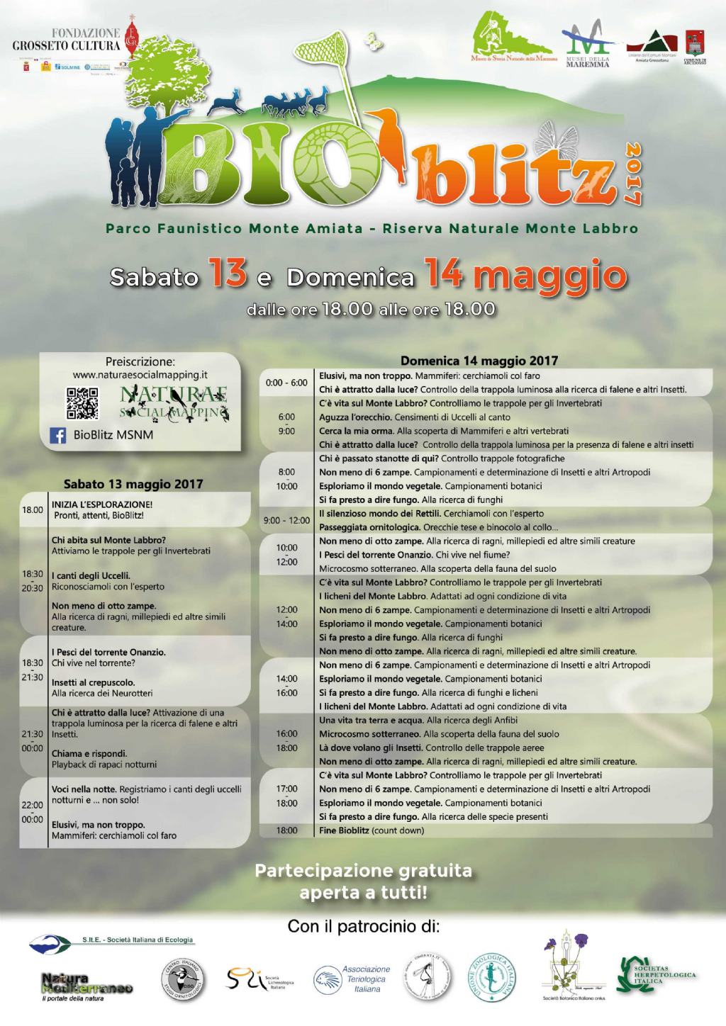BioBlitz Parco Faunistico Monte Amiata Riserva Naturale Monte Labbro